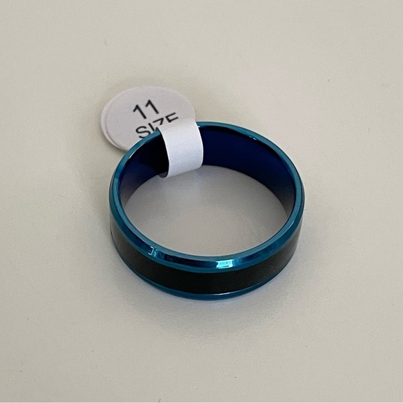 Men’s Celsius Body Temperature Blue and Black Ring Size 11 - Picture 8 of 15